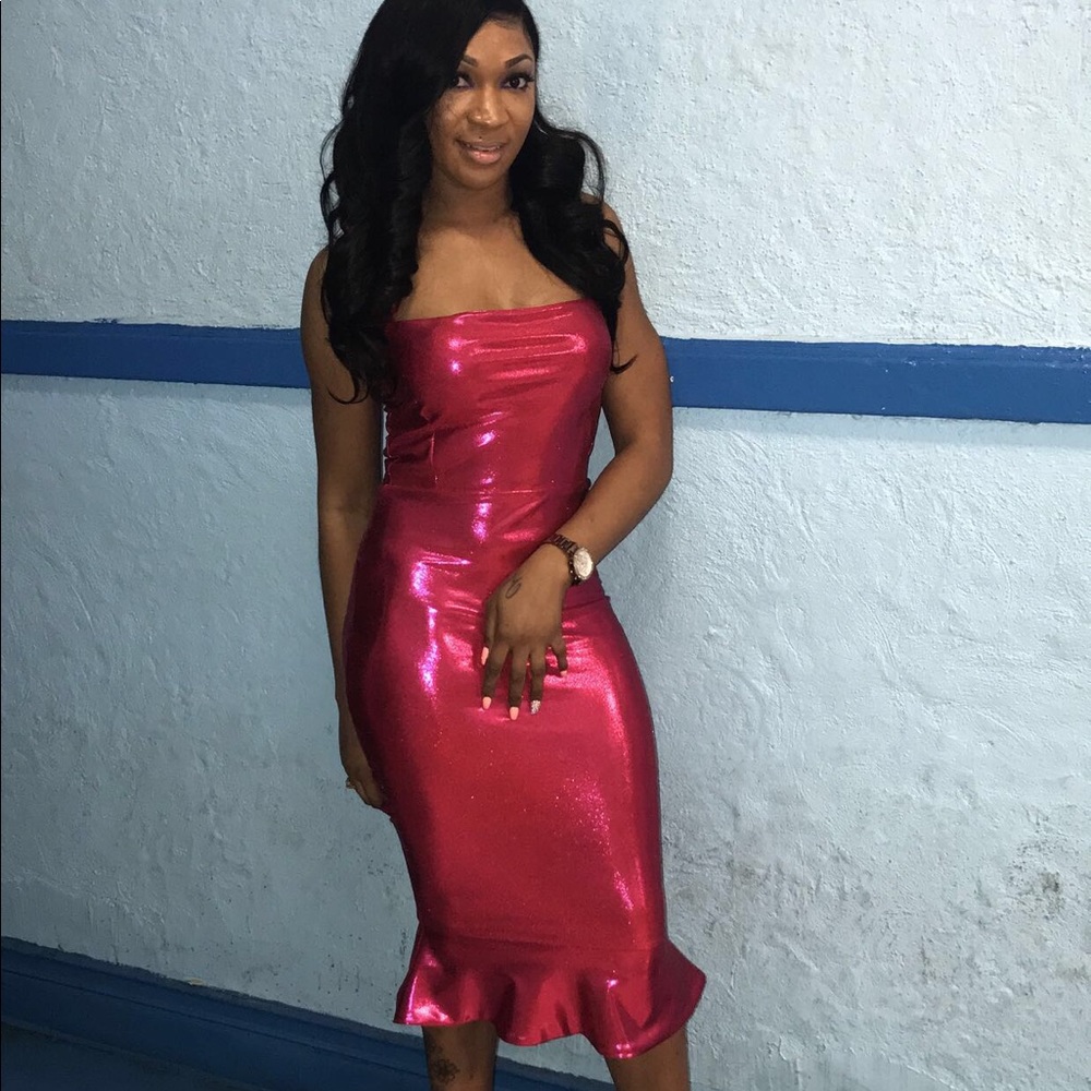 Pink dress